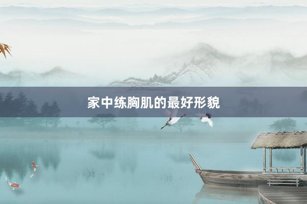 家中练胸肌的最好形貌